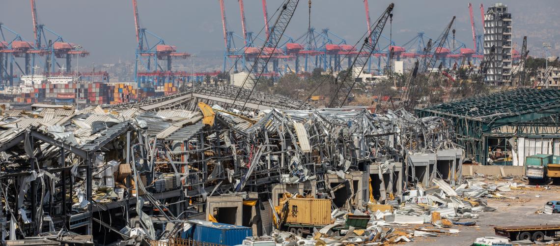 damaged warehouse facility