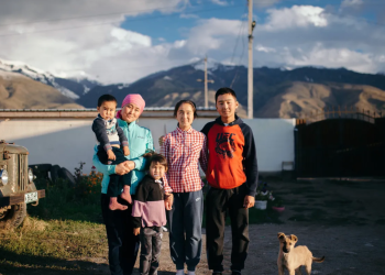 Family in Kyrgyz Republic