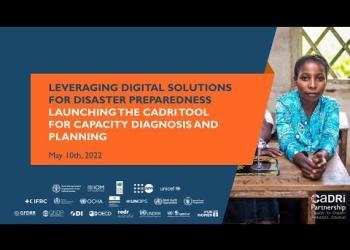 Embedded thumbnail for Launch of the CADRI Tool for Capacity Diagnosis and Planning at the HNPW 2022